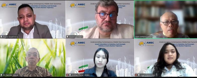 Asia Middle East for Research and Dialogue (AMEC) menggelar Webinar Internasional